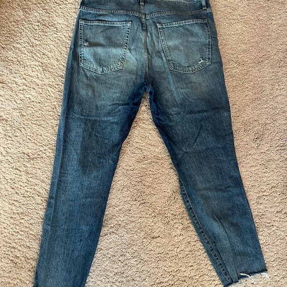 Distressed Blue Denim Jeans - Picture 5 of 5